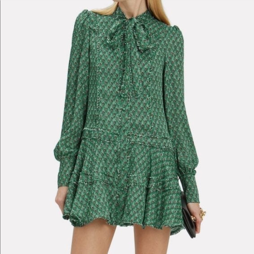 🦚ALEXIS PEACOCK SHORT DRESS🦚